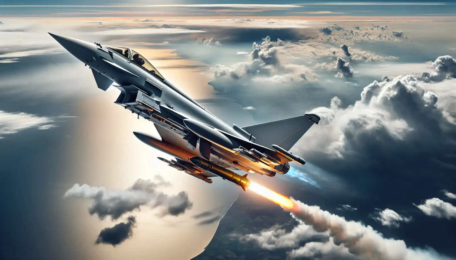  Eurofighter Typhoon, художественное изображение. 