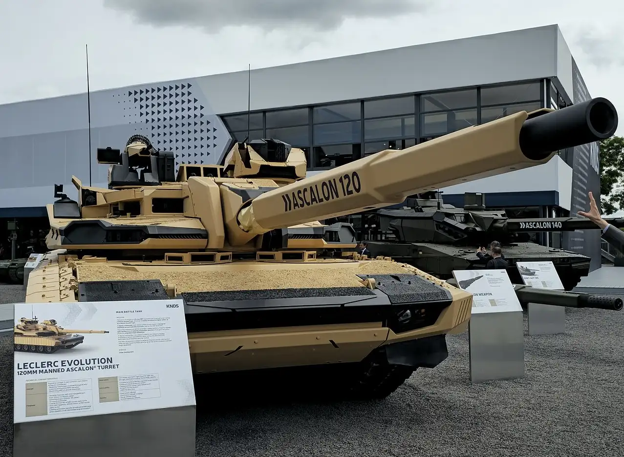 Leclerc EVOlution с пушкой ASCALON 140 мм.