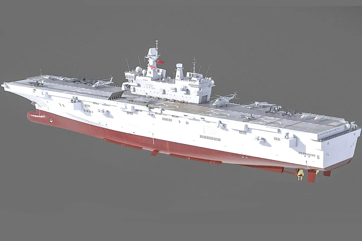 3D-визуализация корабля.