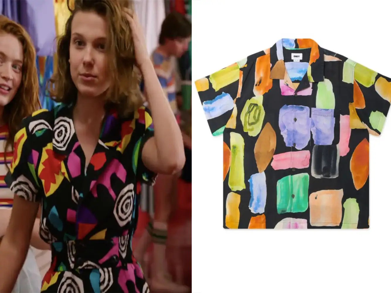 Рубашка, как у Одиннадцатой/Мужская Рубашка Jems Obey, 14 990 ₽