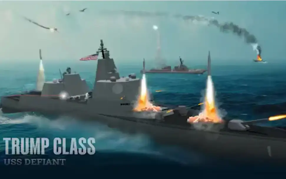 Вооружение линкора класса «Трамп». 