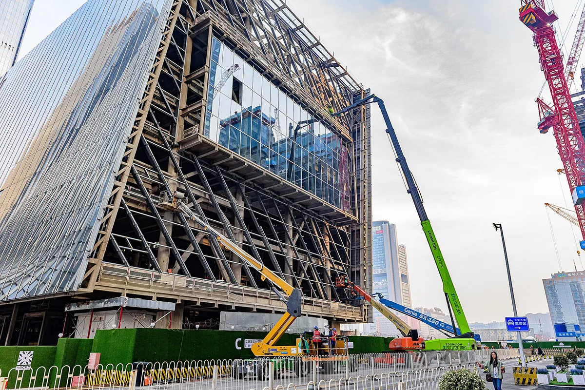 Стройка в деловом центре Пекина