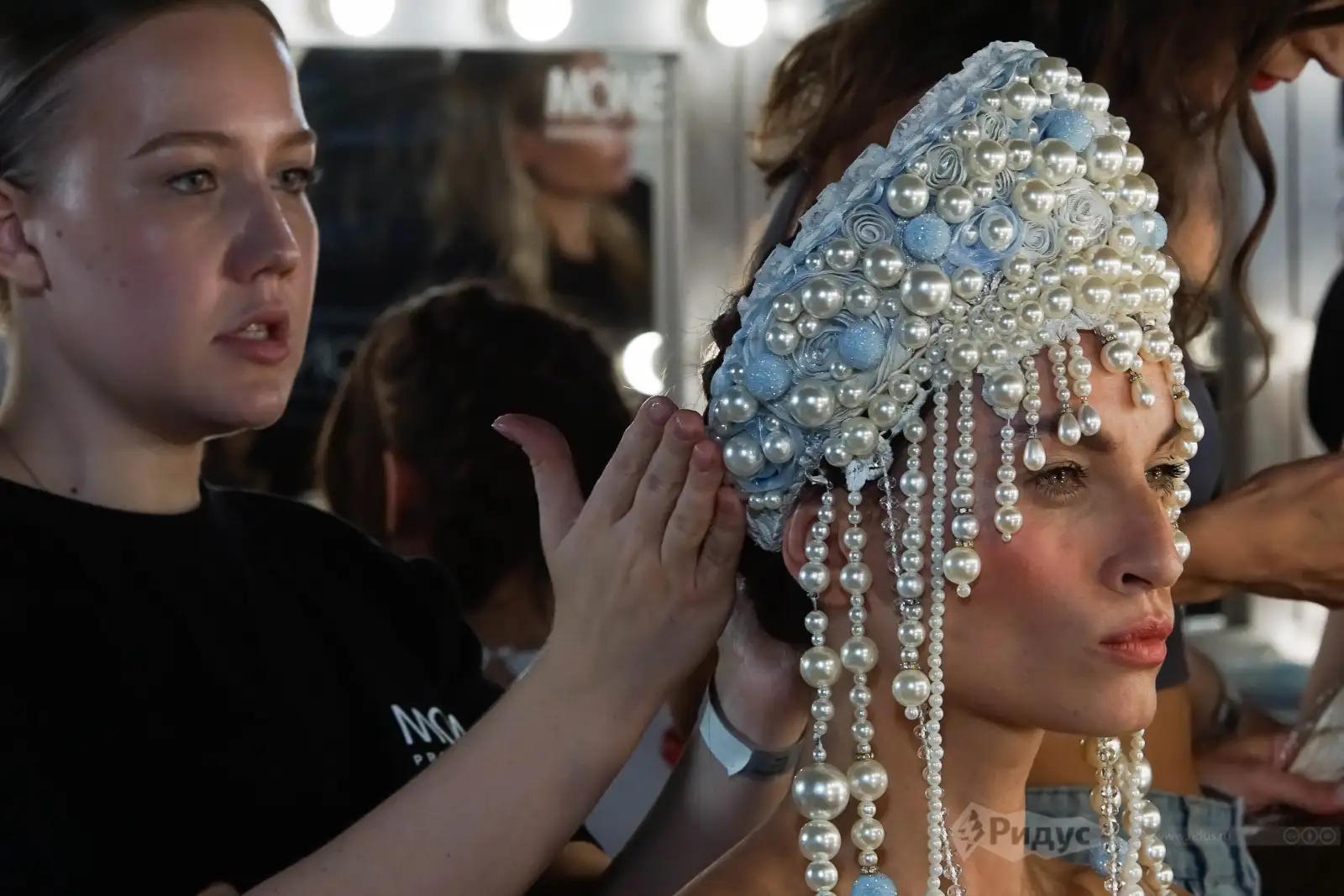 Московская неделя моды, бекстйдж.  