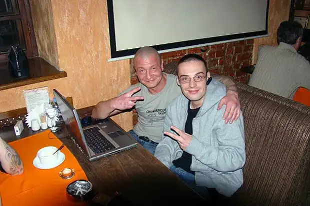 Саша Зорг и рэппер Гуф © vk.com