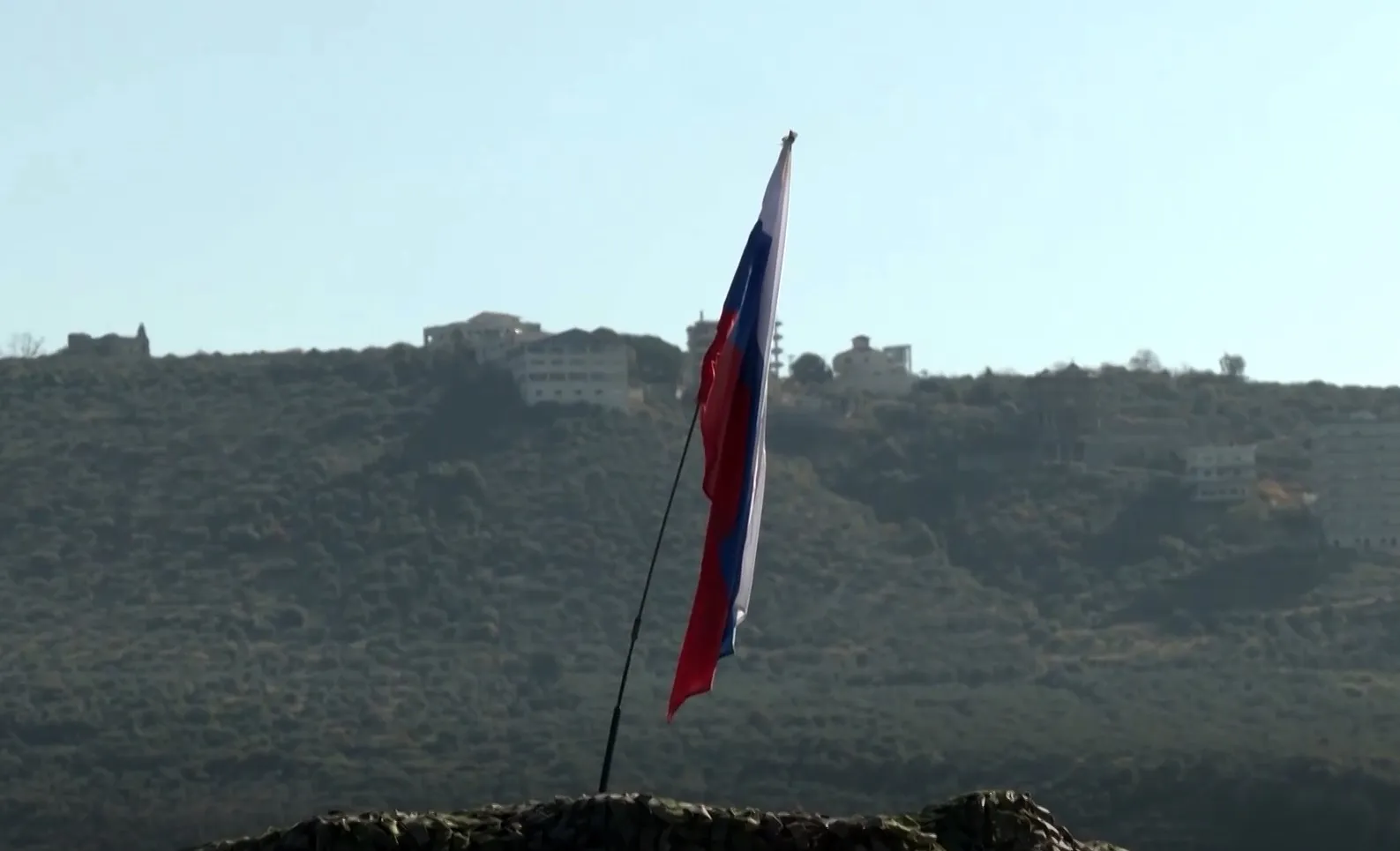 Флаг России в Сирии. 