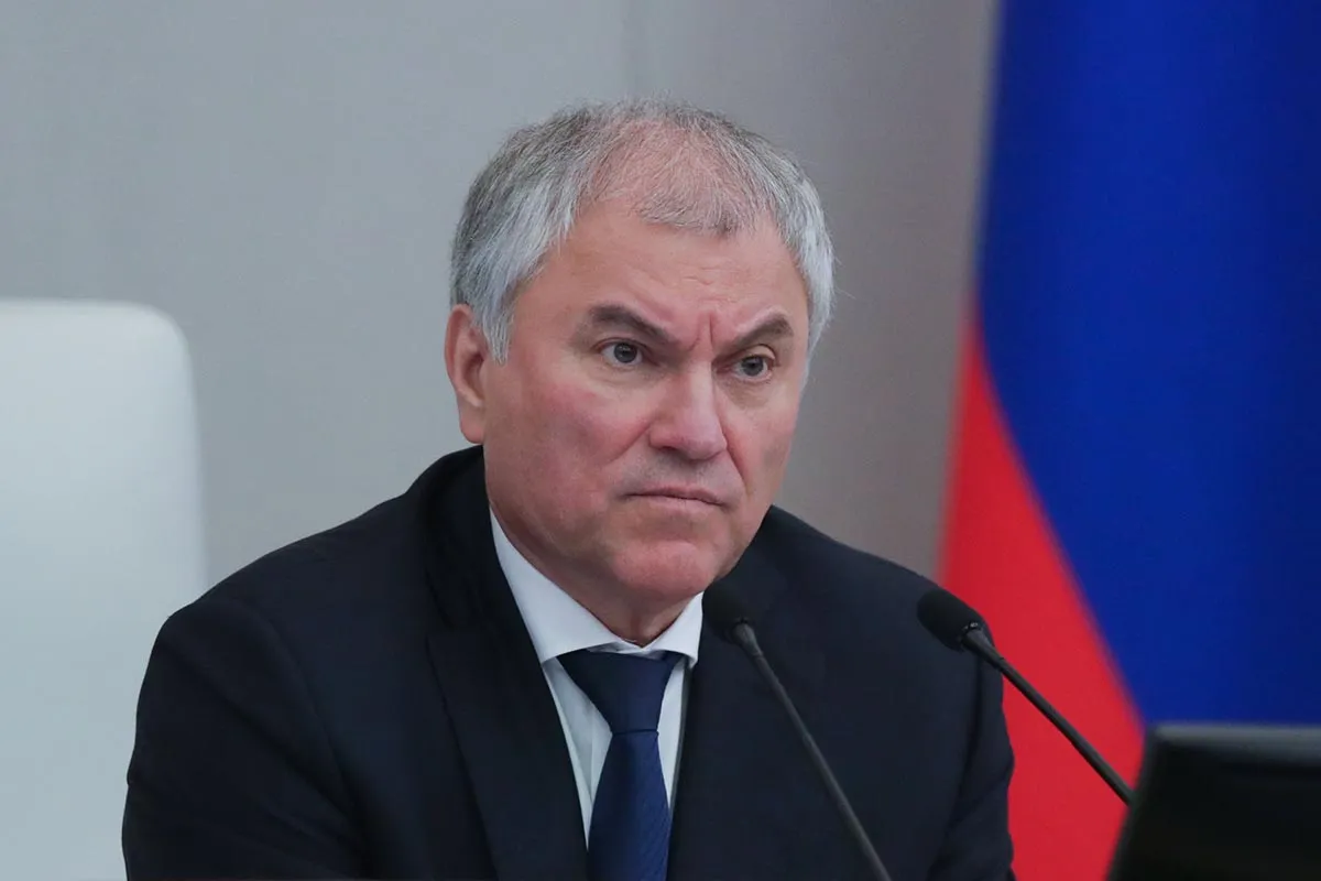 Председатель Госдумы Вячеслав Володин