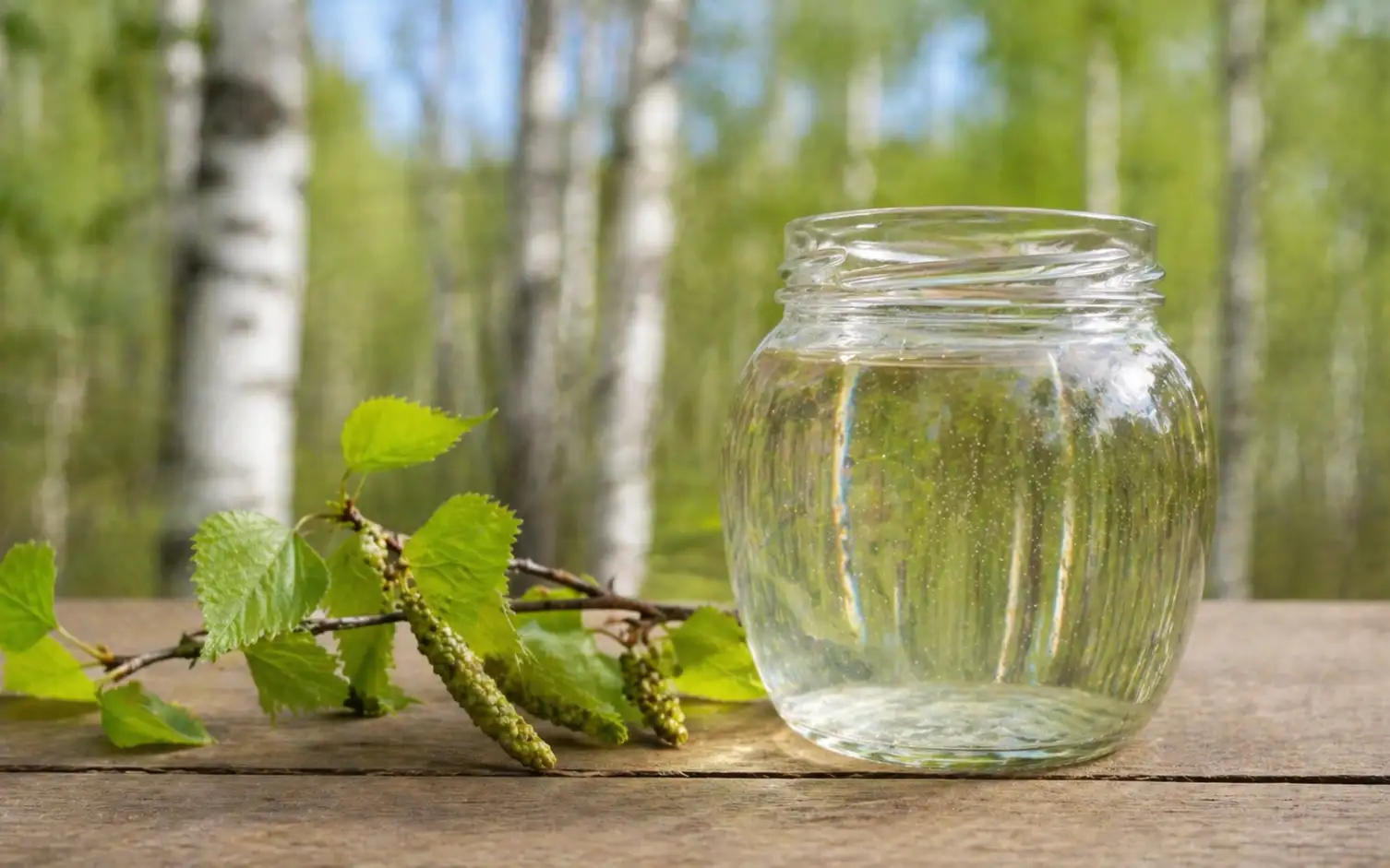 Березовый сок.