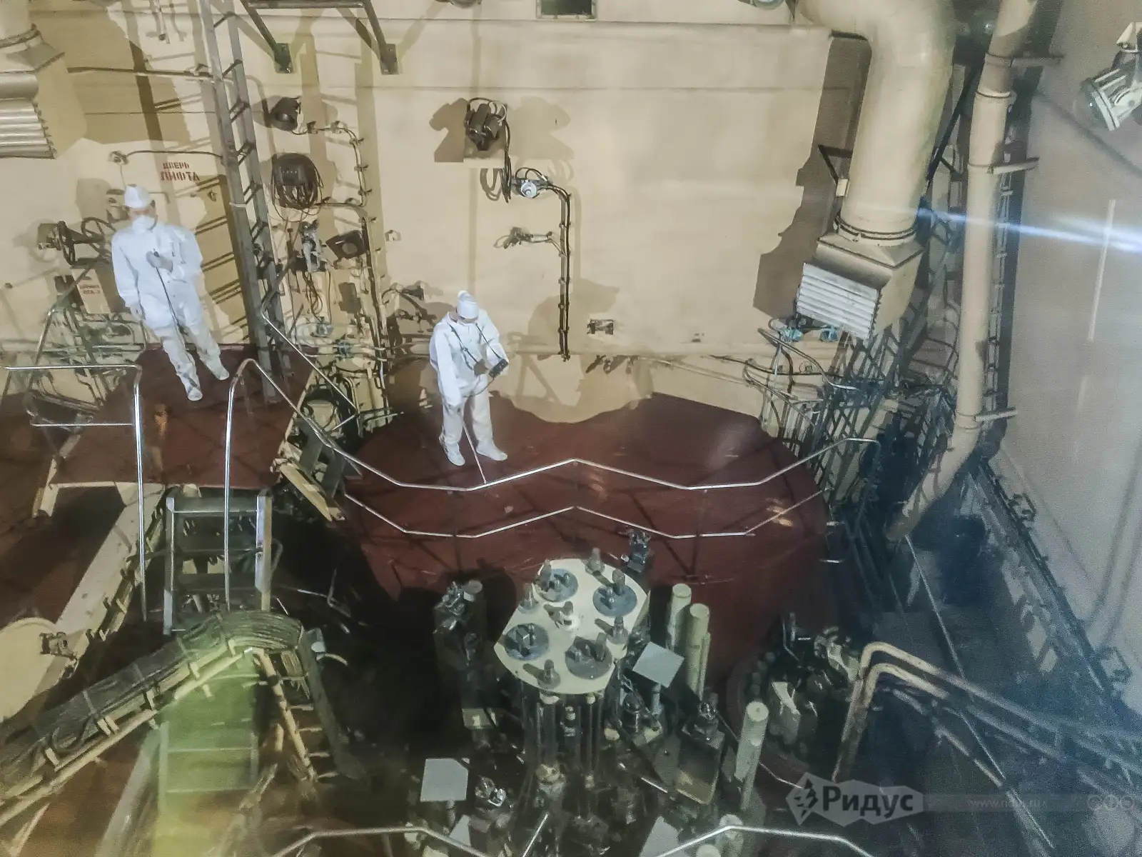 Атомный ледокол «Ленин», реакторный отсек.  