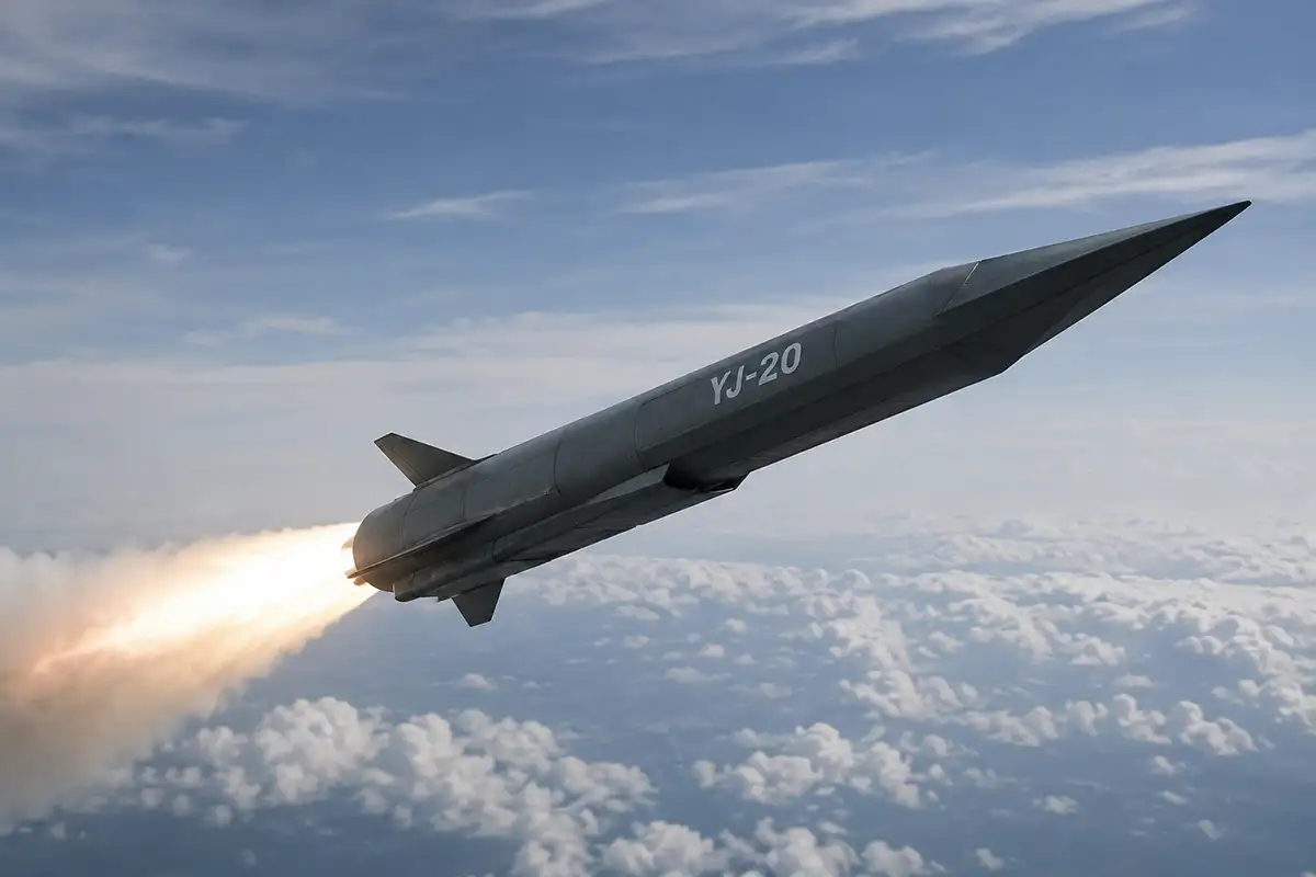 Ракета YJ-20/Изображение сгенерировано при помощи ИИ. 