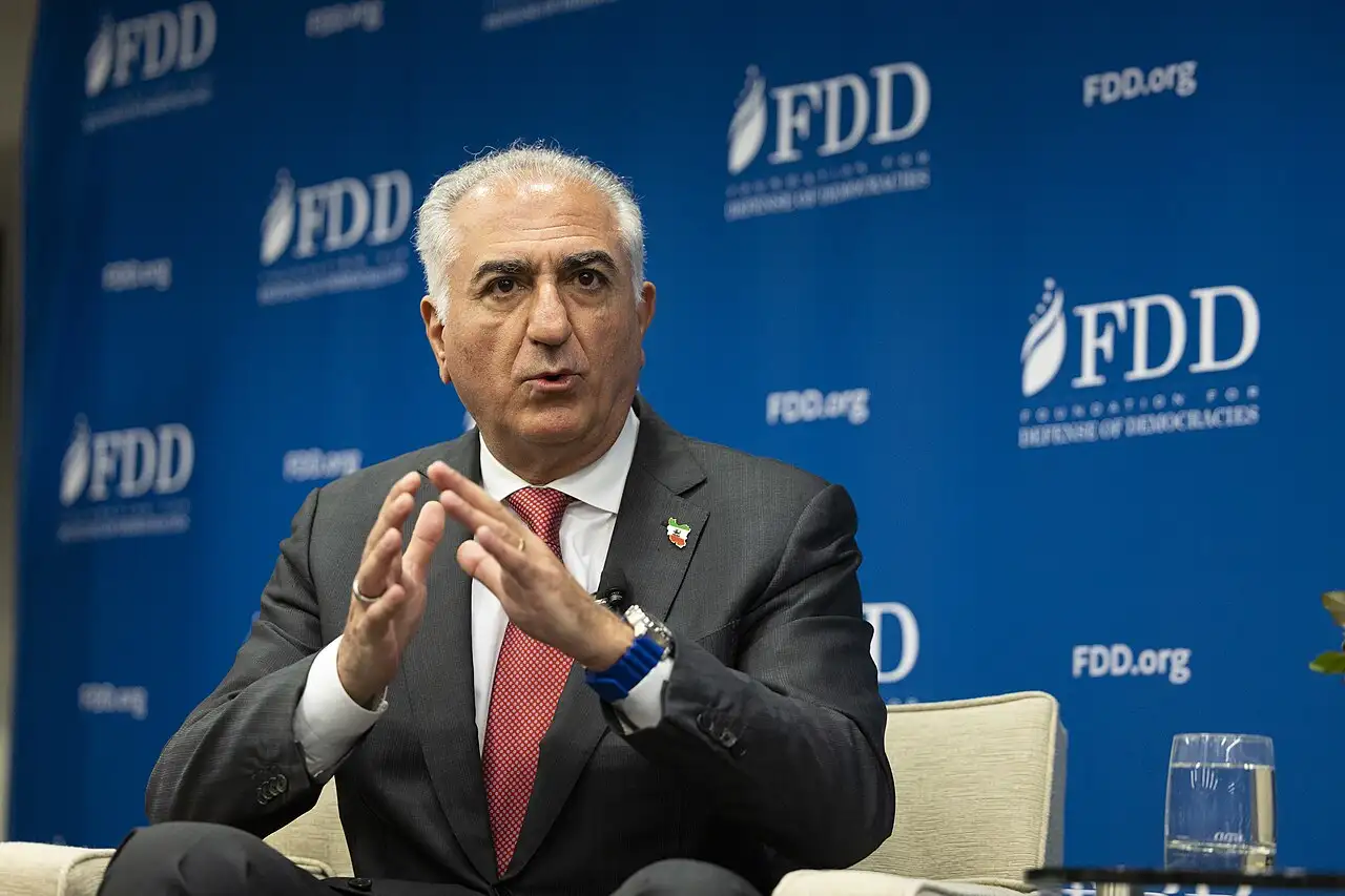 Наследный принц Ирана Реза Пахлави. 