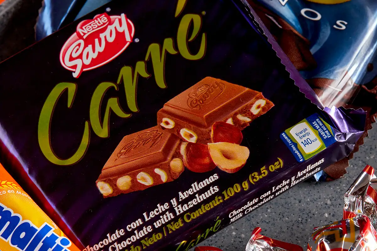 Продукция Nestle. 