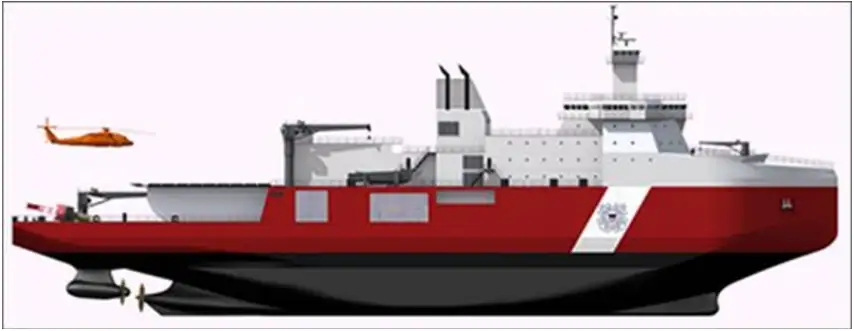 Облик ледокола Polar Security Cutter. 