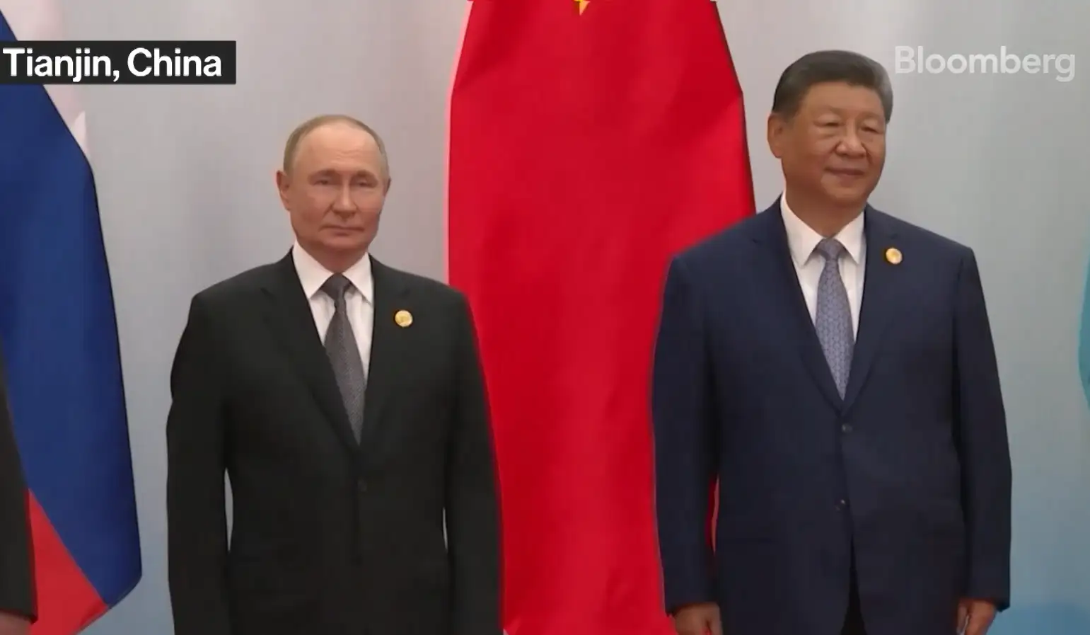 Путин и Си Цзиньпин на саммите ШОС. 