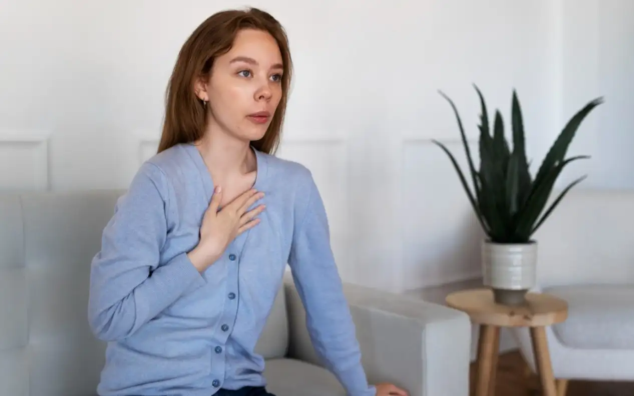 Ускоренное сердцебиение.