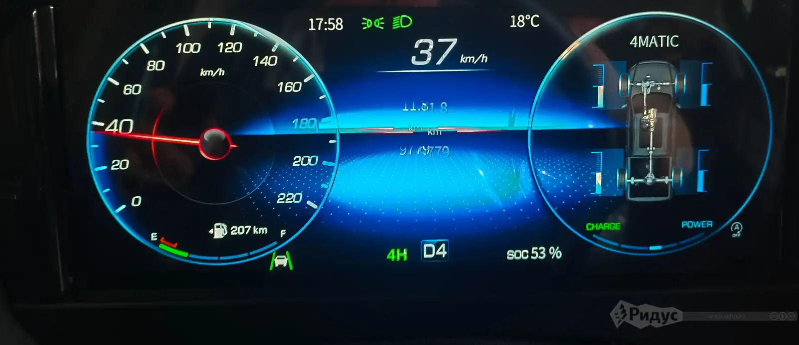 Foton Tunland, различные конфигурации панели приборов V7.  