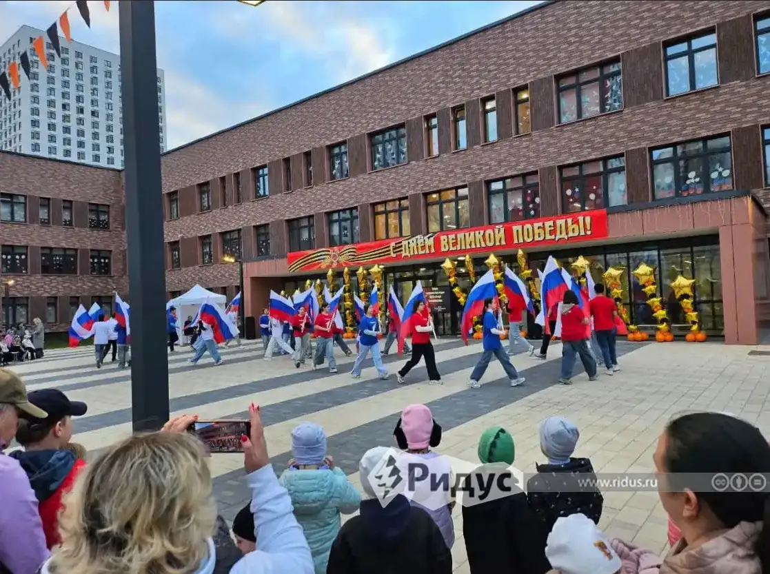 Акция в честь 9 Мая в школе «Успех».