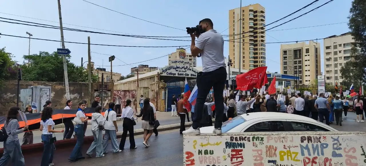 «Бессмертный полк» в Бейруте - 2025. «Бессмертный полк» в Бейруте - 2025.