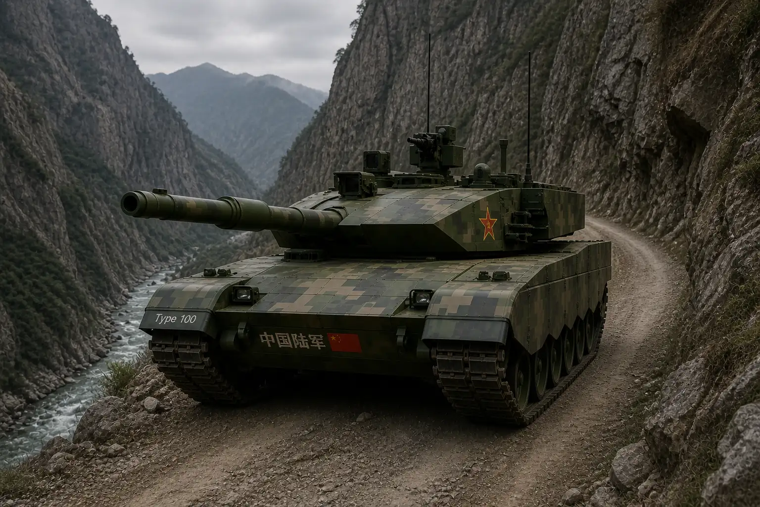 Танк Type 100. 