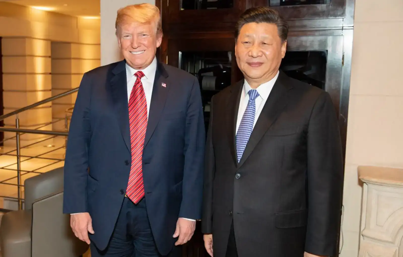 Дональд Трамп и Си Цзиньпин (архив).